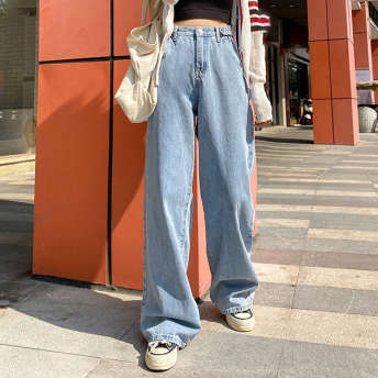 激売れ中 レトロ キャンパス ストリート系 ファッション 金属飾り リベット デニム ジーンズ S-XL レディース・ボトムス